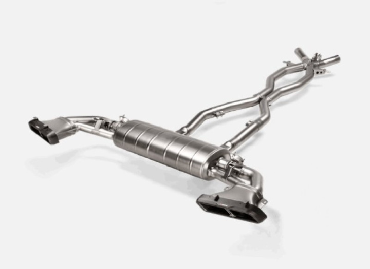 Akrapovic 2020+ Mercedes-AMG GLE 63S Coupe Evolution Line w/ and w/o Hitch- Titanium in the group Select car model at DDESIGN Scandinavia AB (akrS-ME-TI-14H-1)