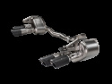 Akrapovic 2024+ Porsche Panamera Slip-On Line (Titanium) w/ Carbon Tips: Requires V6 or V8 fit kit