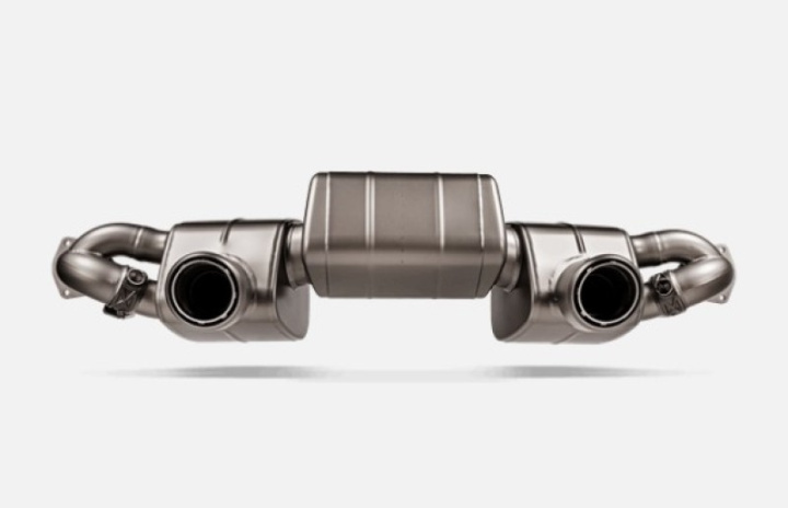 Akrapovic 2022+ Porsche 718 Cayman GT4 RS Slip-On Race Line (Titanium) in the group Select car model at DDESIGN Scandinavia AB (akrS-PO-TI-24)