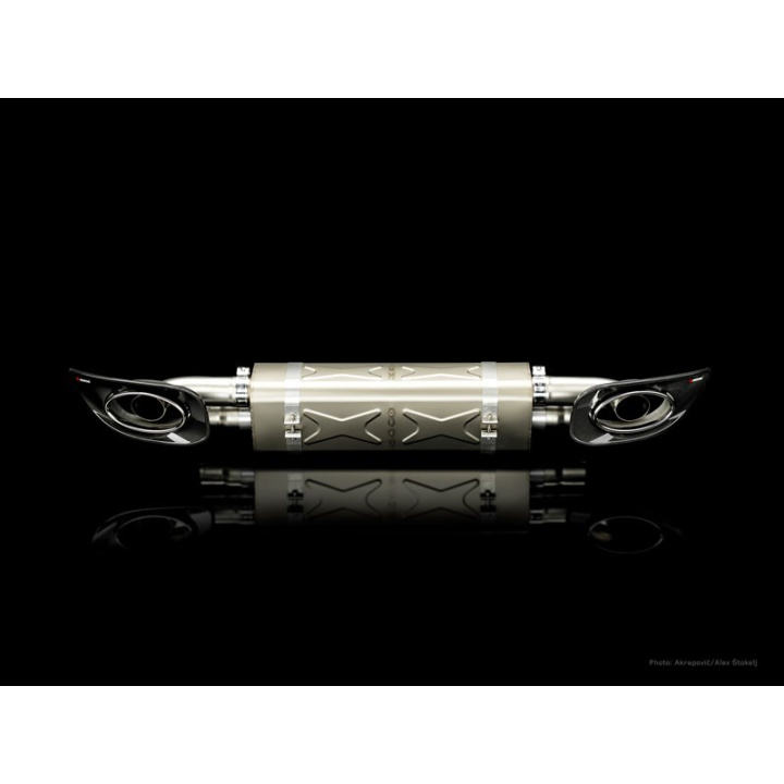 Akrapovic 10-13 Porsche 911 Turbo / Turbo S (997 FL) Slip-On Line (Titanium) w/ Titanium Tips in the group Select car model at DDESIGN Scandinavia AB (akrS-PO997TFLH)