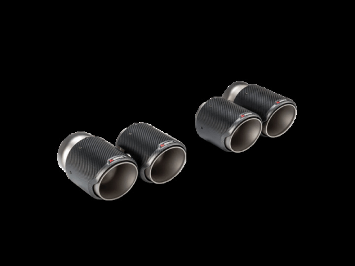 Akrapovic 2021+ BMW G87 M2, G80 M3 & G82 M4 Classic Carbon Design Tail Pipe Set in the group Select car model at DDESIGN Scandinavia AB (akrTP-CT-68)