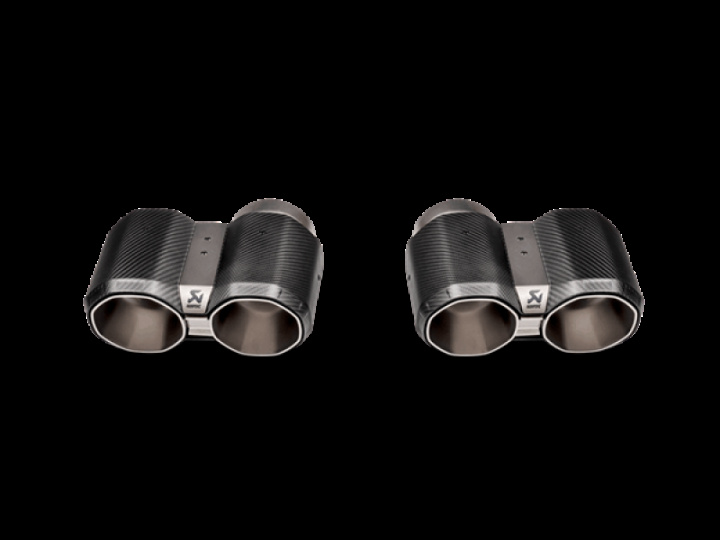 Akrapovic 2021+ BMW G87 M2, G80 M3 & G82 M4 Octagonal Carbon Design Tail Pipe Set in the group Select car model at DDESIGN Scandinavia AB (akrTP-CT-69)