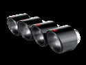 Akrapovic 08-25 Nissan GT-R Tail Pipe Set (Carbon 125 mm)