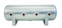 2.5 Gal Alum Air Tank - (4) 1/4\'\' face ports, & 1/4\'\' drain port - 20\'\' L x 6\'\' D Air Lift Performance