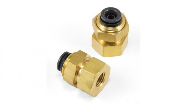 Bulkhead Female Straight - 1/4\'\' FNPT x 3/8\'\' PTC - DOT - SMC # KV2E11-35 Air Lift Performance in the group Universal products / Chassis / Air Suspension / Parts for air suspension / Adapters & Couplings for air suspension at DDESIGN Scandinavia AB (alf21024)