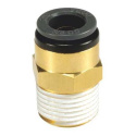 Straight Male - 3/8\'\' MNPT x 1/2\'\' PTC - DOT - SMC # KV2H13-36S Air Lift Performance