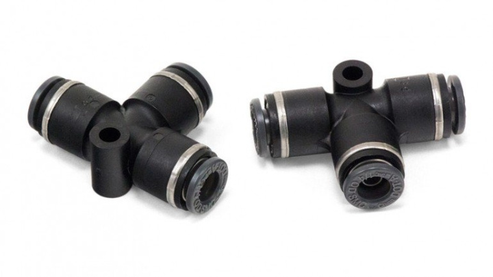 Union Tee - 1/2\'\' PTC x 1/2\'\' PTC x 1/2\'\' PTC - DOT - SMC # KV2T07-02 Air Lift Performance in the group Universal products / Chassis / Air Suspension / Parts for air suspension / Adapters & Couplings for air suspension at DDESIGN Scandinavia AB (alf21372)