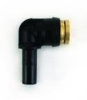 Plug-in Elbow - 1/4\'\' Stem x 1/4\'\' PTC - DOT - SMC # KV2L07-99 Air Lift Performance