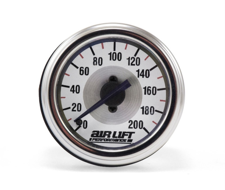 Single Needle Gauge 200 PSI Air Lift Performance in the group Universal products / Chassis / Air Suspension / Parts for air suspension / Air pressure gauge for air suspension at DDESIGN Scandinavia AB (alf26227)