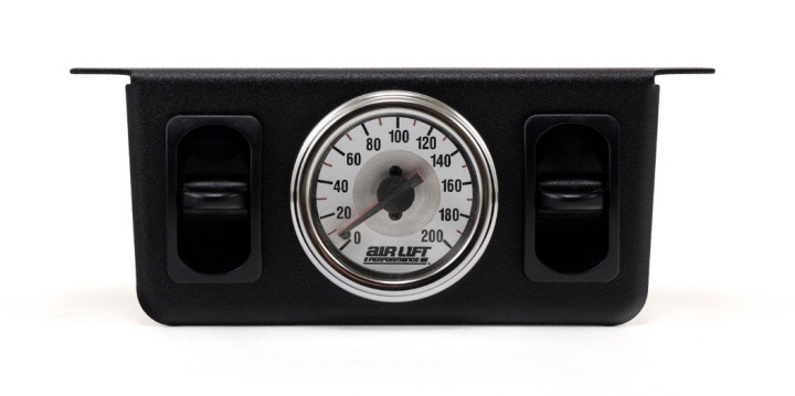 Dual Needle Gauge with two paddle switches 200 PSI Air Lift Performance in the group Universal products / Chassis / Air Suspension / Parts for air suspension / Air pressure gauge for air suspension at DDESIGN Scandinavia AB (alf26229)