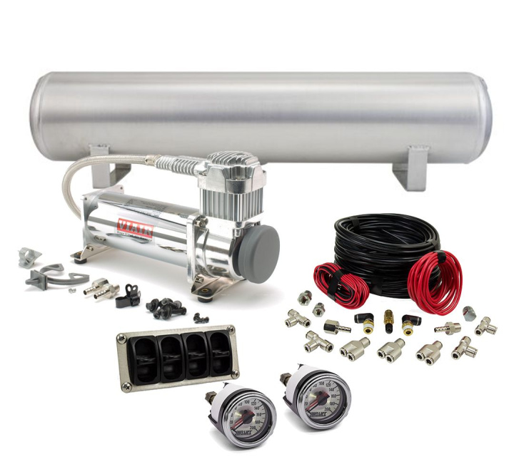 4-way Manual Control system (1/4\'\' Air Lines 15L-Tank 444 Compressor) Air Lift Performance in the group Universal products / Chassis / Air Suspension / Air Management Kits Air Suspension / Air Management Systems - Air Lift Performance at DDESIGN Scandinavia AB (alf27666)