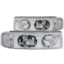 Chevrolet ASTRO VAN 1995-2005 Crystal Headlights Chrome 1pc ANZO