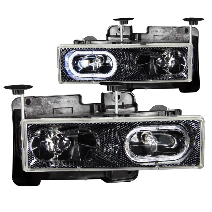 GM C/K 1500–3500, Suburban, Tahoe, Yukon 1988–2000 Crystal Headlights ANZO in the group Select car model at DDESIGN Scandinavia AB (anz111005)