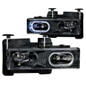 Chevrolet Blazer Full / C1500 / C2500 / C3500 / K1500 / K2500 / K3500 / Suburban / Tahoe / GMC Suburban / Yukon 1988-2000 Crystal Headlights ANZO