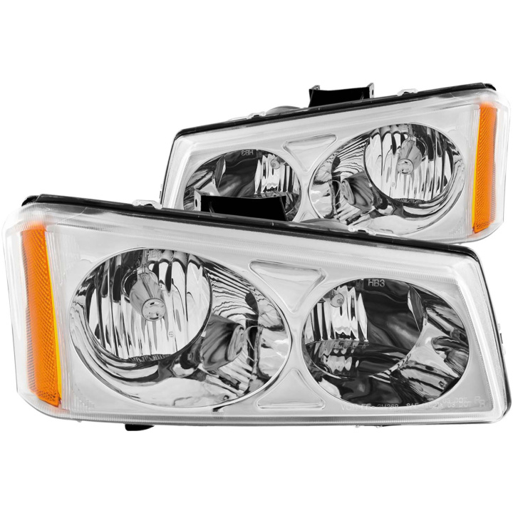 Chevrolet Avalanche / Silverado 1500 / 2500 / 3500 2003-2006 Crystal Headlights ANZO in the group Select car model at DDESIGN Scandinavia AB (anz111010)