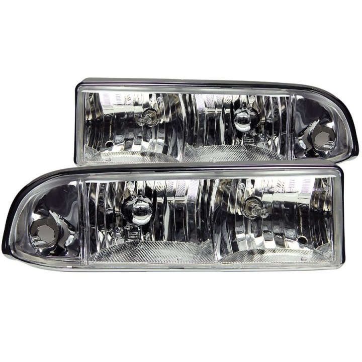 Chevrolet Blazer 1998-2005 S-10 Crystal Headlights Black ANZO in the group Select car model / Chevrolet / S10 / Styling at DDESIGN Scandinavia AB (anz111014-1091)