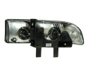 Chevrolet S-10 1998-2005 Crystal Headlights Chrome ANZO