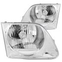 FORD Expedition 1997-2002 Crystal Headlights Chrome ANZO