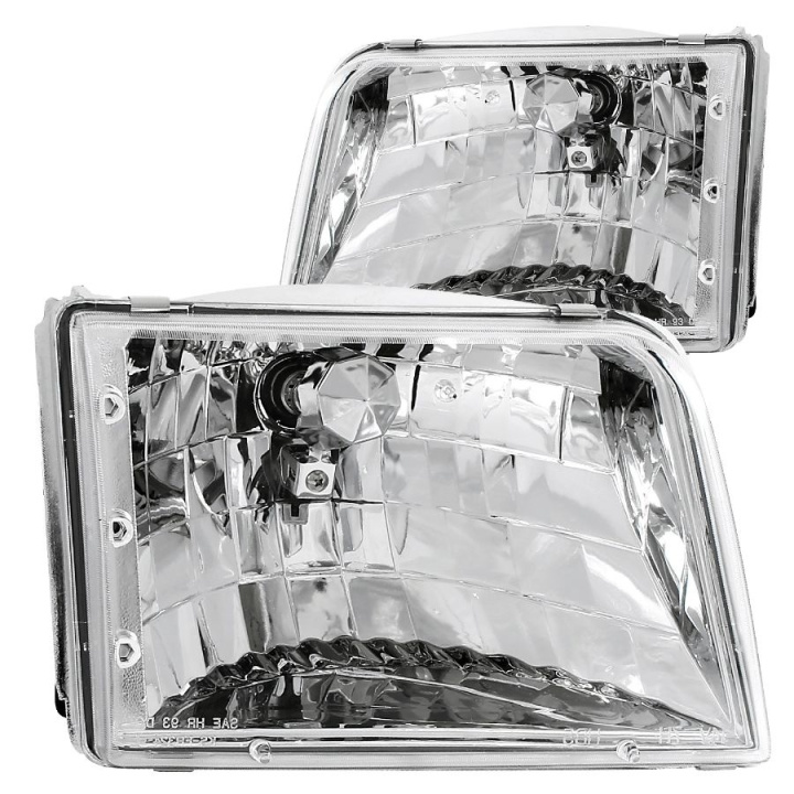 FORD Ranger 1993-1997 Crystal Headlights Chrome ANZO in the group Select car model / Ford / Ranger at DDESIGN Scandinavia AB (anz111036-1269)
