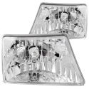 FORD Ranger 1998-2000 Crystal Headlights Chrome ANZO