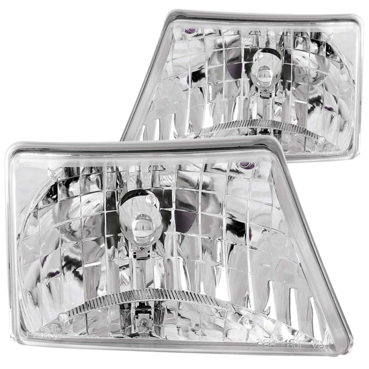 FORD Ranger 1998-2000 Crystal Headlights Chrome ANZO in the group Select car model / Ford / Ranger at DDESIGN Scandinavia AB (anz111037-1270)