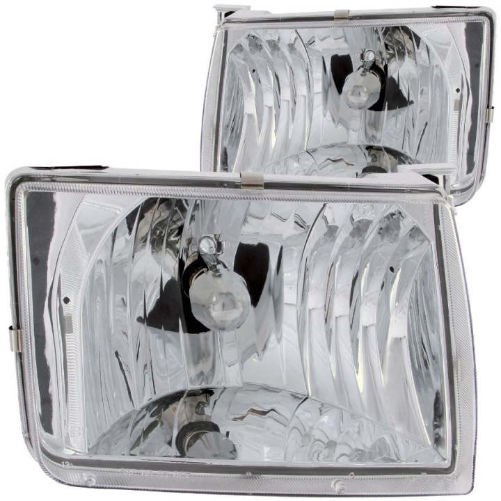 Nissan Frontier 1998-2000 Crystal Headlights Chrome ANZO in the group Select car model / Nissan / Frontier 1997+ at DDESIGN Scandinavia AB (anz111049-1272)