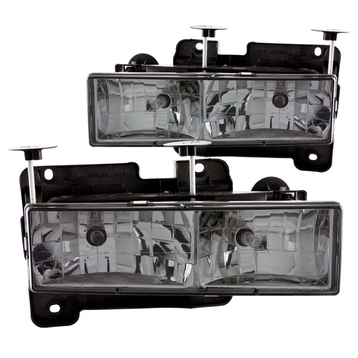 GM C/K 1500–3500, Suburban, Tahoe, Yukon 1988–2000 Crystal Headlights ANZO in the group Select car model / Chevrolet / Suburban 1500 / Styling at DDESIGN Scandinavia AB (anz111061)