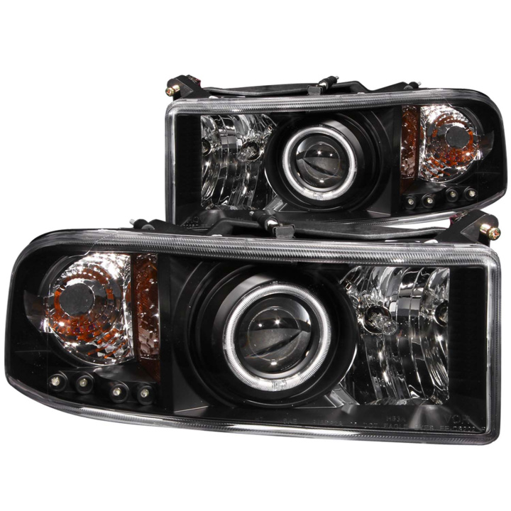 Dodge Ram 1500 / 2500 / 3500 1994-2002 Projector Headlights ANZO in the group Select car model / Dodge / Ram 93-01 / Styling at DDESIGN Scandinavia AB (anz111065)