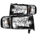 Dodge Ram 1500 / 2500 / 3500 1994-2002 Crystal Headlights ANZO