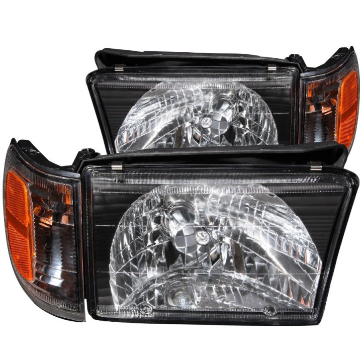 Toyota 4 runner 1999-2002 Crystal Headlights Black ANZO in the group Select car model / Toyota / 4Runner / Styling at DDESIGN Scandinavia AB (anz111077-1153)
