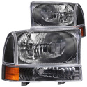 Ford Excursion / F 250 / 350 / 450 1999-2004 Crystal Headlights ANZO