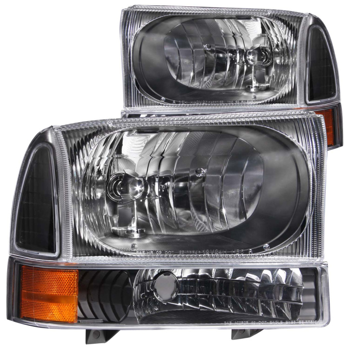 Ford Excursion / F 250 / 350 / 450 1999-2004 Crystal Headlights ANZO in the group Select car model at DDESIGN Scandinavia AB (anz111080)