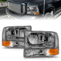 Ford Excursion / F 250 / 350 / 450 1999-2004 Crystal Headlights ANZO