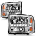 Ford Excursion / F 250 / 350 / 450 1999-2004 Crystal Headlights ANZO