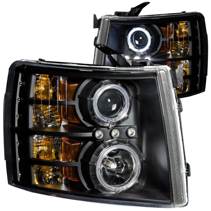 Chevrolet Silverado 1500 / 2500HD / 3500HD 2007-2014 Projector Headlights ANZO in the group Select car model / Chevrolet / Silverado 07-13 / Styling at DDESIGN Scandinavia AB (anz111107)