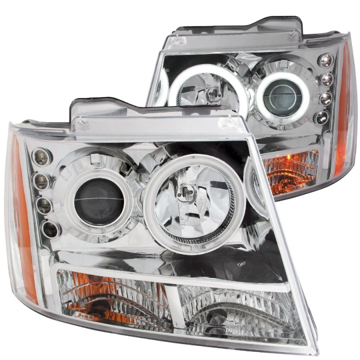 Chevrolet Avalanche 2007-2013 Projector Headlights w/ Halo Chrome ANZO in the group Select car model / Chevrolet / Avalanche 2500 / Styling at DDESIGN Scandinavia AB (anz111108-2986)