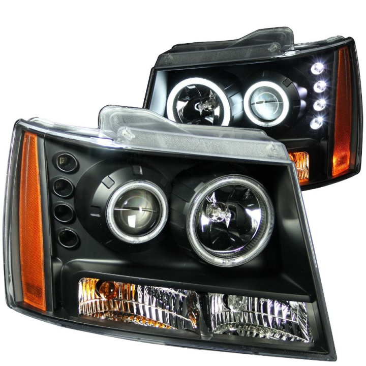Chevrolet Avalanche 2007-2013 Projector Headlights w/ Halo Black (SMD LED) ANZO in the group Select car model / Chevrolet / Avalanche 2500 / Styling at DDESIGN Scandinavia AB (anz111109-2886)