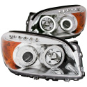 Toyota RAV4 2006-2008 Projector Headlights w/ Halo Chrome (SMD LED) ANZO