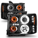 GMC Sierra 1500 / 2500HD / 3500HD 2007-2014 Projector Headlights  ANZO