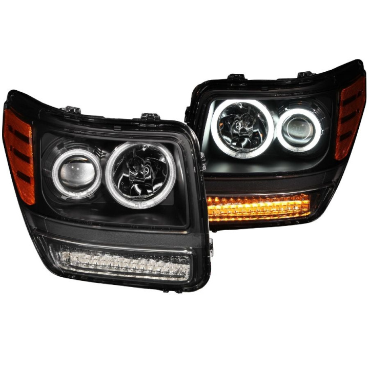 Dodge Nitro 2007-2012 Projector Headlights w/ Halo Black (SMD LED) G2 ANZO in the group Select car model / Dodge / Other Models at DDESIGN Scandinavia AB (anz111145-2946)