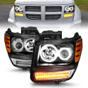 Dodge Nitro 2007-2012 Projector Headlights  ANZO