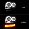Dodge Nitro 2007-2012 Projector Headlights  ANZO