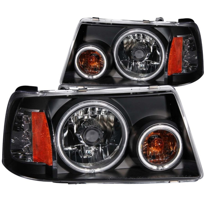 FORD Ranger 2001-2011 Crystal Headlights w/ Halo Black (SMD LED) 1 pc ANZO in the group Select car model / Ford / Ranger at DDESIGN Scandinavia AB (anz111152-1405)