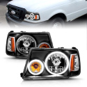 Ford Ranger 2001-2011 Crystal Headlights ANZO