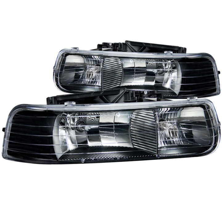 Chevrolet Silverado 1500 / 2500 / 3500 / Suburban / Tahoe 1999-2006 Crystal Headlights ANZO in the group Select car model at DDESIGN Scandinavia AB (anz111155)