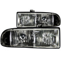 Chevrolet Blazer S / S 10 1998-2004 Crystal Headlights ANZO