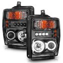 Ford F 250 / 350 / 450 / 550 2008-2010 Projector Headlights  ANZO