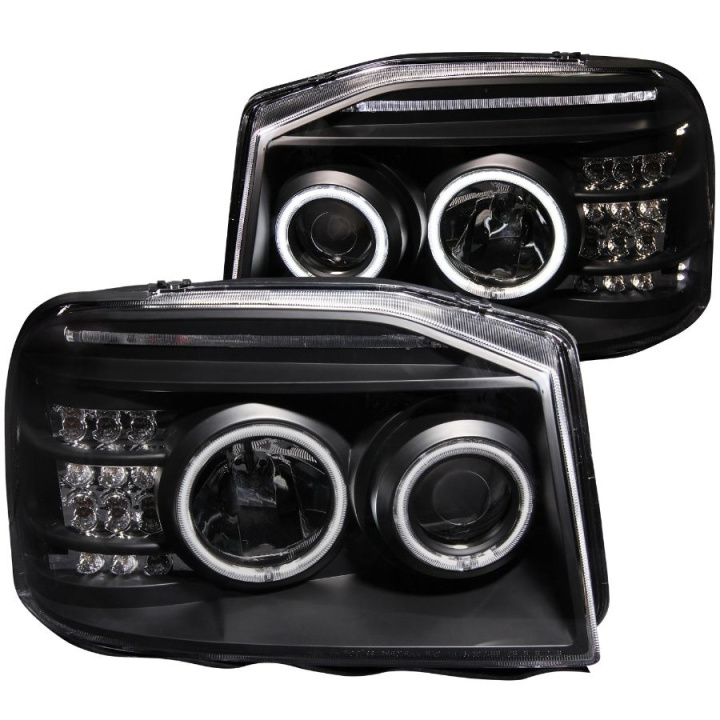 Nissan Frontier 2001-2004 Projector Headlights w/ Halo Black (SMD LED) ANZO in the group Select car model / Nissan / Frontier 1997+ at DDESIGN Scandinavia AB (anz111172-2903)