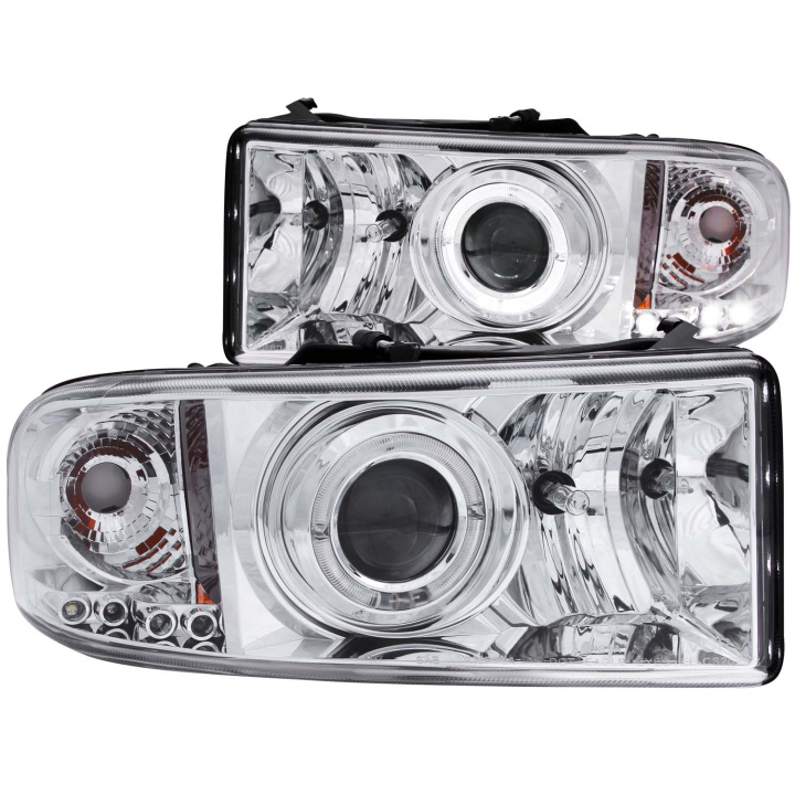 Dodge Ram 1500 / 2500 / 3500 1994-2002 Projector Headlights ANZO in the group Select car model / Dodge / Ram 93-01 / Styling at DDESIGN Scandinavia AB (anz111195)