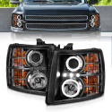 Chevrolet Silverado 1500 / 2500HD / 3500HD 2007-2014 Projector Headlights  ANZO
